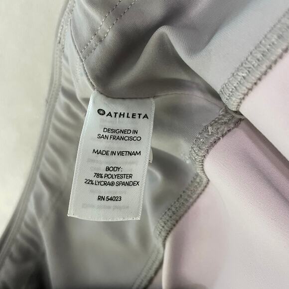 Athleta Contender Aero 7/8 Tight Workout Running Sz Medium EUC Gray Yoga Gym - Picture 6 of 11